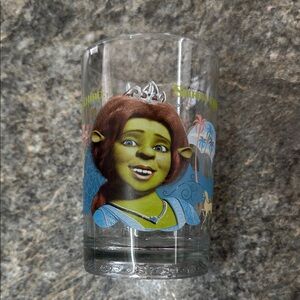 2007 McDonald’s Princess Fiona Far, Far Away Shrek the Third Drinking Glass Cup